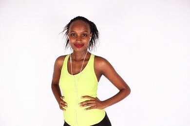 Ragazza dopo una lunga passeggiata