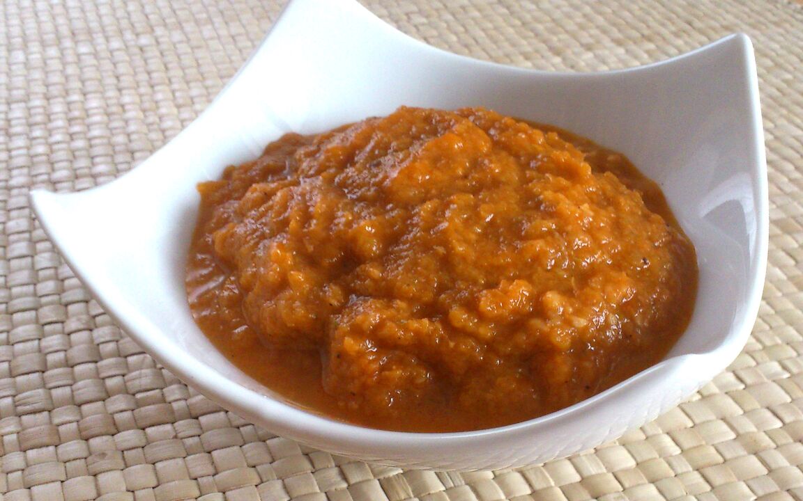 caviale di zucca come piatto preferito della dieta