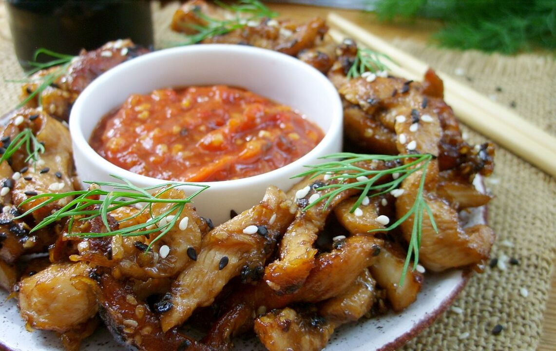 pollo in salsa di soia tra i preferiti della dieta