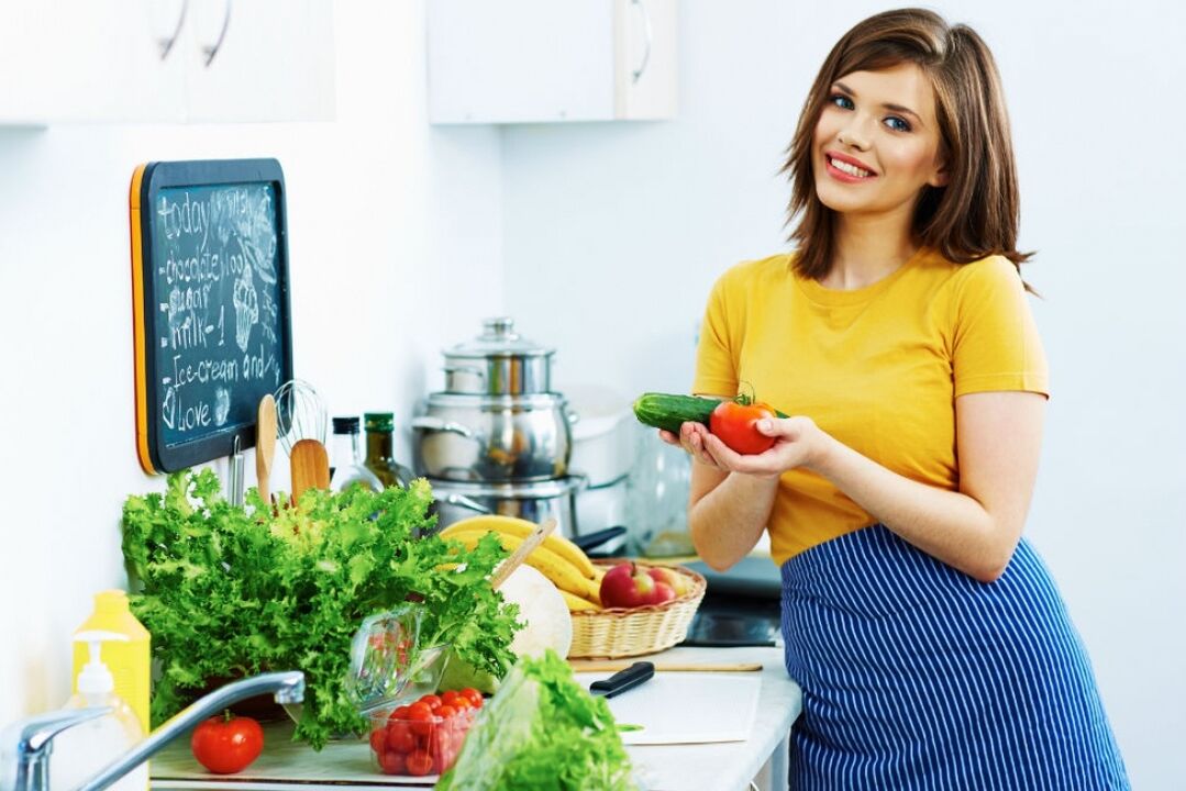 verdure nella dieta preferita